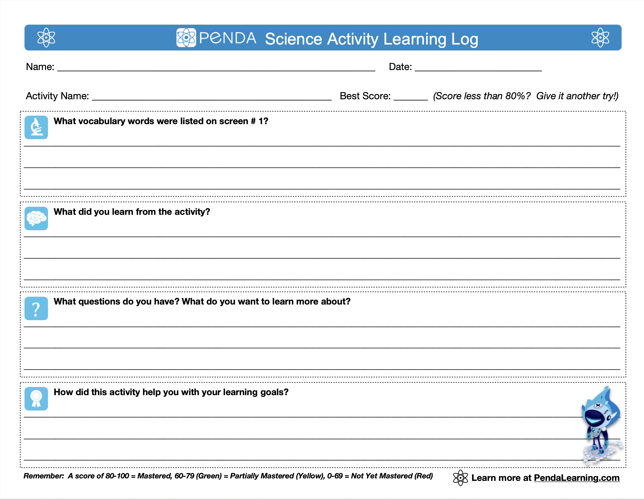 CER Notes - Student Note-Taking Guide – Penda Learning